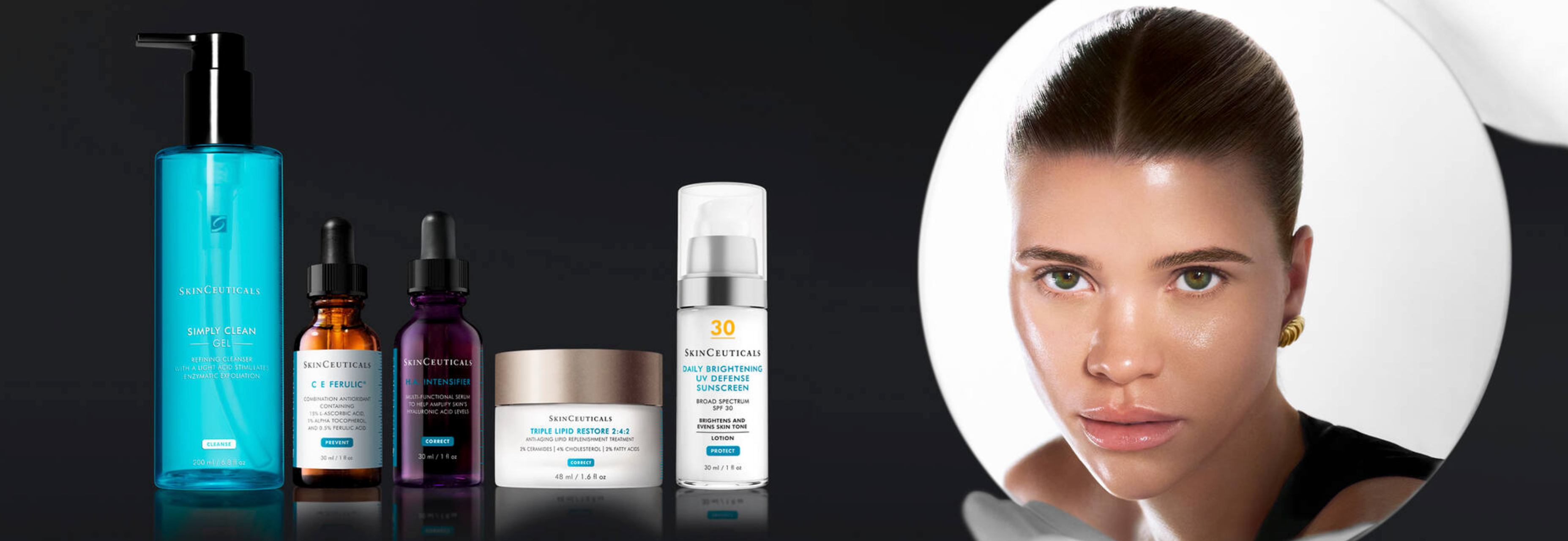 skinceuticals product line and Sofia Richie grange