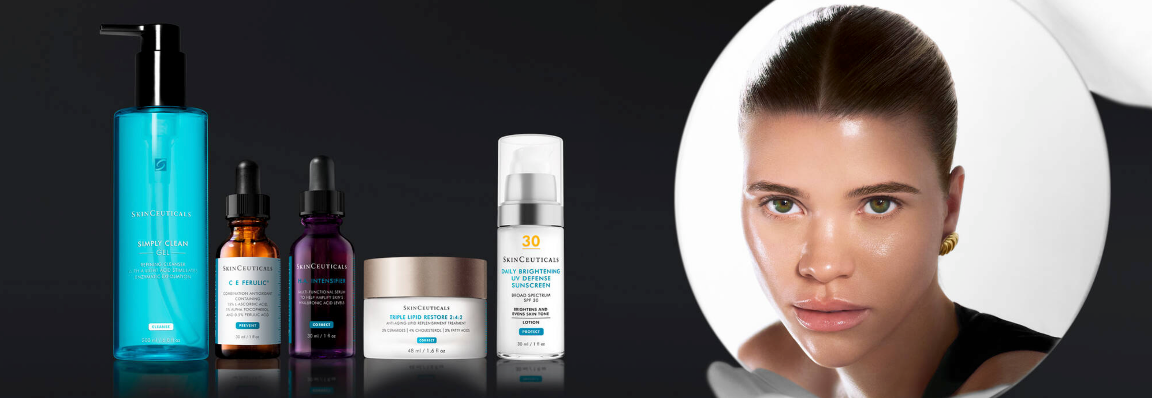 skinceuticals product line and Sofia Richie grange 